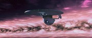 USS Excelsior coming out of shock-wave
