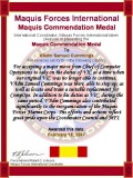 MFI Commendation Medal18 February 2007